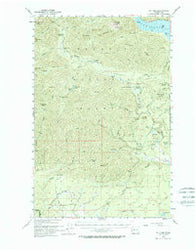 Mt Tebo Washington Historical topographic map, 1:62500 scale, 15 X 15 Minute, Year 1953