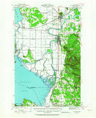 Mt Vernon Washington Historical topographic map, 1:62500 scale, 15 X 15 Minute, Year 1940