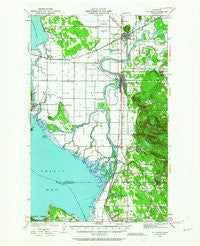 Mt Vernon Washington Historical topographic map, 1:62500 scale, 15 X 15 Minute, Year 1940