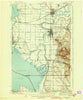 Mt Vernon Washington Historical topographic map, 1:62500 scale, 15 X 15 Minute, Year 1943