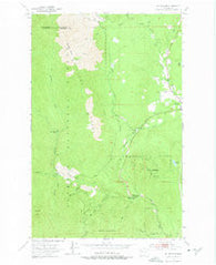 Mt. Walker Washington Historical topographic map, 1:24000 scale, 7.5 X 7.5 Minute, Year 1953