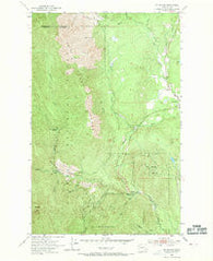 Mt. Walker Washington Historical topographic map, 1:24000 scale, 7.5 X 7.5 Minute, Year 1953