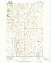 Mud Spring Washington Historical topographic map, 1:24000 scale, 7.5 X 7.5 Minute, Year 1968