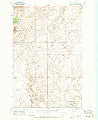 Mud Spring Washington Historical topographic map, 1:24000 scale, 7.5 X 7.5 Minute, Year 1968