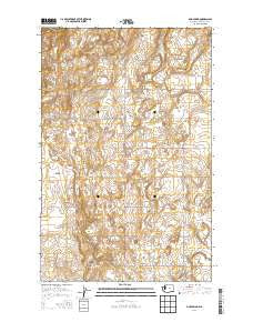 Mud Spring Washington Current topographic map, 1:24000 scale, 7.5 X 7.5 Minute, Year 2014