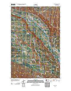 Naches Washington Historical topographic map, 1:24000 scale, 7.5 X 7.5 Minute, Year 2011