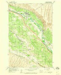 Naches Washington Historical topographic map, 1:24000 scale, 7.5 X 7.5 Minute, Year 1958