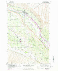 Naches Washington Historical topographic map, 1:24000 scale, 7.5 X 7.5 Minute, Year 1958