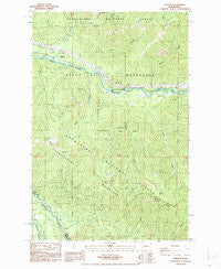 Nagrom Washington Historical topographic map, 1:24000 scale, 7.5 X 7.5 Minute, Year 1986