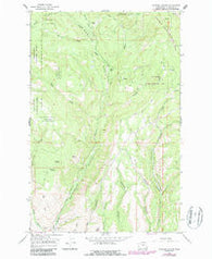 Naneum Canyon Washington Historical topographic map, 1:24000 scale, 7.5 X 7.5 Minute, Year 1966