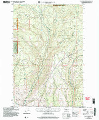 Naneum Canyon Washington Historical topographic map, 1:24000 scale, 7.5 X 7.5 Minute, Year 2003