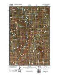 Naneum Canyon Washington Historical topographic map, 1:24000 scale, 7.5 X 7.5 Minute, Year 2011