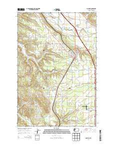 Napavine Washington Current topographic map, 1:24000 scale, 7.5 X 7.5 Minute, Year 2014