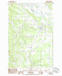 Napavine Washington Historical topographic map, 1:24000 scale, 7.5 X 7.5 Minute, Year 1985