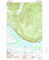 Nassa Point Washington Historical topographic map, 1:24000 scale, 7.5 X 7.5 Minute, Year 1985