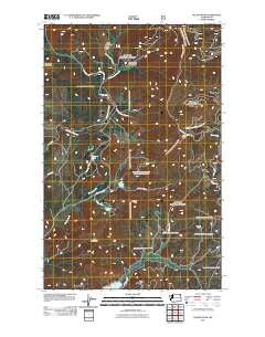 Nelson Peak Washington Historical topographic map, 1:24000 scale, 7.5 X 7.5 Minute, Year 2011