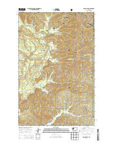Nelson Peak Washington Current topographic map, 1:24000 scale, 7.5 X 7.5 Minute, Year 2014
