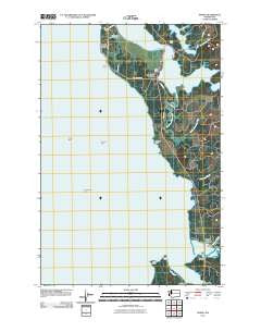 Nemah Washington Historical topographic map, 1:24000 scale, 7.5 X 7.5 Minute, Year 2011