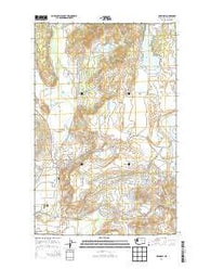Nespelem Washington Current topographic map, 1:24000 scale, 7.5 X 7.5 Minute, Year 2014