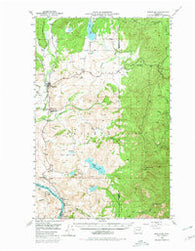 Nespelem Washington Historical topographic map, 1:62500 scale, 15 X 15 Minute, Year 1950