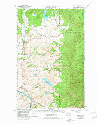 Nespelem Washington Historical topographic map, 1:62500 scale, 15 X 15 Minute, Year 1950