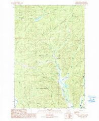 New London Washington Historical topographic map, 1:24000 scale, 7.5 X 7.5 Minute, Year 1990