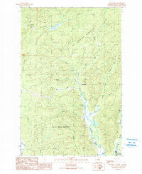 New London Washington Historical topographic map, 1:24000 scale, 7.5 X 7.5 Minute, Year 1990