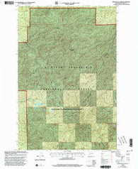 Newaukum Lake Washington Historical topographic map, 1:24000 scale, 7.5 X 7.5 Minute, Year 1998