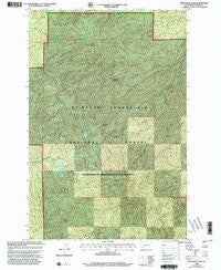 Newaukum Lake Washington Historical topographic map, 1:24000 scale, 7.5 X 7.5 Minute, Year 1998