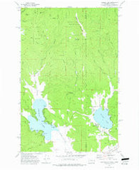 Newman Lake Washington Historical topographic map, 1:24000 scale, 7.5 X 7.5 Minute, Year 1973
