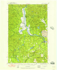 Newport Washington Historical topographic map, 1:125000 scale, 30 X 30 Minute, Year 1936