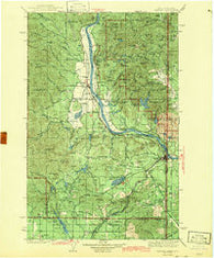 Newport Washington Historical topographic map, 1:125000 scale, 30 X 30 Minute, Year 1942