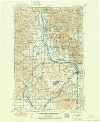Newport Washington Historical topographic map, 1:125000 scale, 30 X 30 Minute, Year 1942