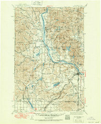 Newport Washington Historical topographic map, 1:125000 scale, 30 X 30 Minute, Year 1942
