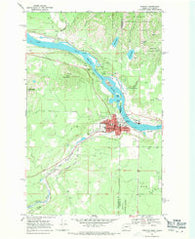 Newport Washington Historical topographic map, 1:24000 scale, 7.5 X 7.5 Minute, Year 1968