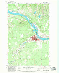 Newport Washington Historical topographic map, 1:24000 scale, 7.5 X 7.5 Minute, Year 1968