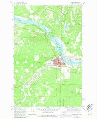 Newport Washington Historical topographic map, 1:24000 scale, 7.5 X 7.5 Minute, Year 1968