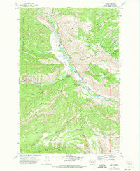 Nile Washington Historical topographic map, 1:24000 scale, 7.5 X 7.5 Minute, Year 1971