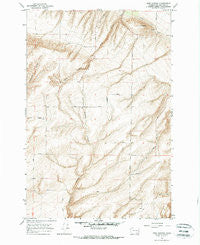 Nine Canyon Washington Historical topographic map, 1:24000 scale, 7.5 X 7.5 Minute, Year 1964