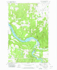 Nine Mile Falls Washington Historical topographic map, 1:24000 scale, 7.5 X 7.5 Minute, Year 1973