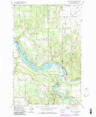 Nine Mile Falls Washington Historical topographic map, 1:24000 scale, 7.5 X 7.5 Minute, Year 1973