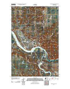 Nine Mile Falls Washington Historical topographic map, 1:24000 scale, 7.5 X 7.5 Minute, Year 2011