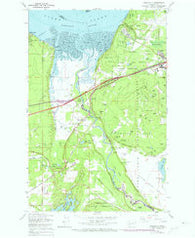 Nisqually Washington Historical topographic map, 1:24000 scale, 7.5 X 7.5 Minute, Year 1959