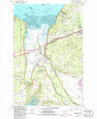 Nisqually Washington Historical topographic map, 1:24000 scale, 7.5 X 7.5 Minute, Year 1959