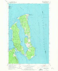 Nordland Washington Historical topographic map, 1:24000 scale, 7.5 X 7.5 Minute, Year 1953