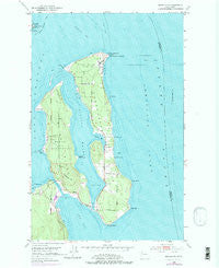 Nordland Washington Historical topographic map, 1:24000 scale, 7.5 X 7.5 Minute, Year 1953