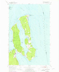 Nordland Washington Historical topographic map, 1:24000 scale, 7.5 X 7.5 Minute, Year 1953