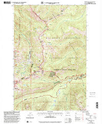 Norse Peak Washington Historical topographic map, 1:24000 scale, 7.5 X 7.5 Minute, Year 2000