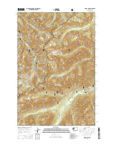 Norse Peak Washington Current topographic map, 1:24000 scale, 7.5 X 7.5 Minute, Year 2014
