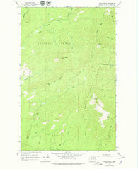 North Baldy Washington Historical topographic map, 1:24000 scale, 7.5 X 7.5 Minute, Year 1967